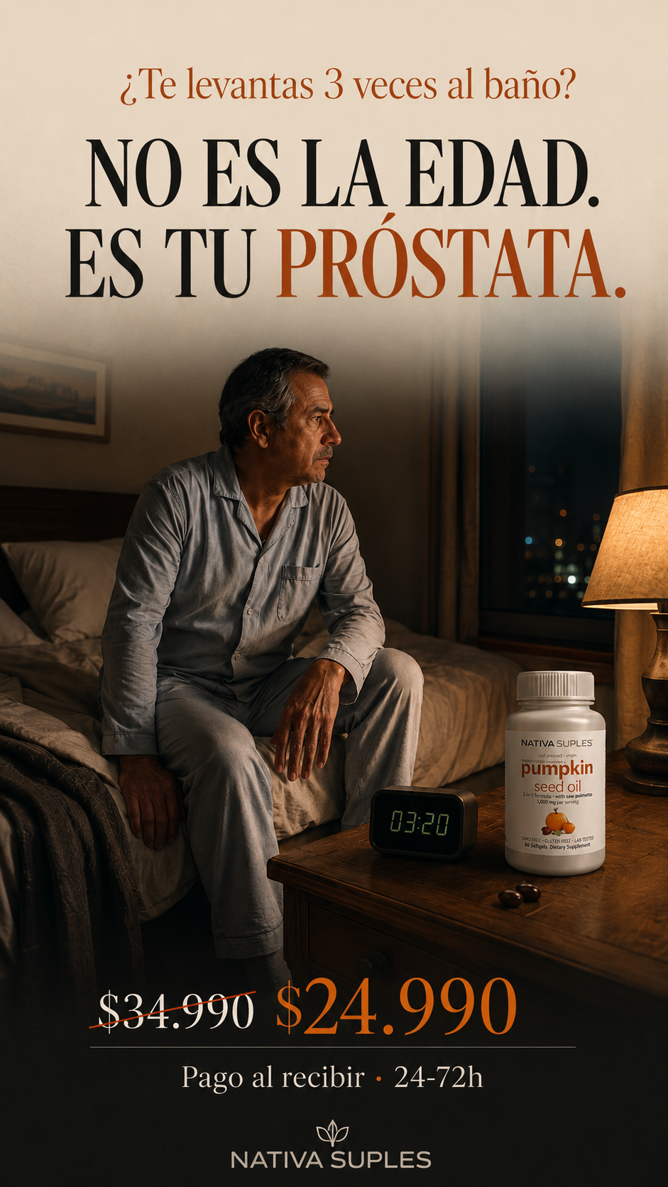 ACEITE DE SEMILLA DE ZAPALLO - PROTECCIÓN NATURAL PARA TU PRÓSTATA