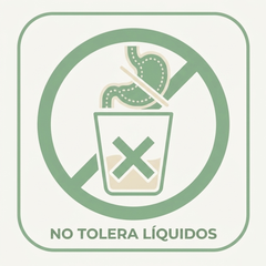 Quien no tolera líquidos